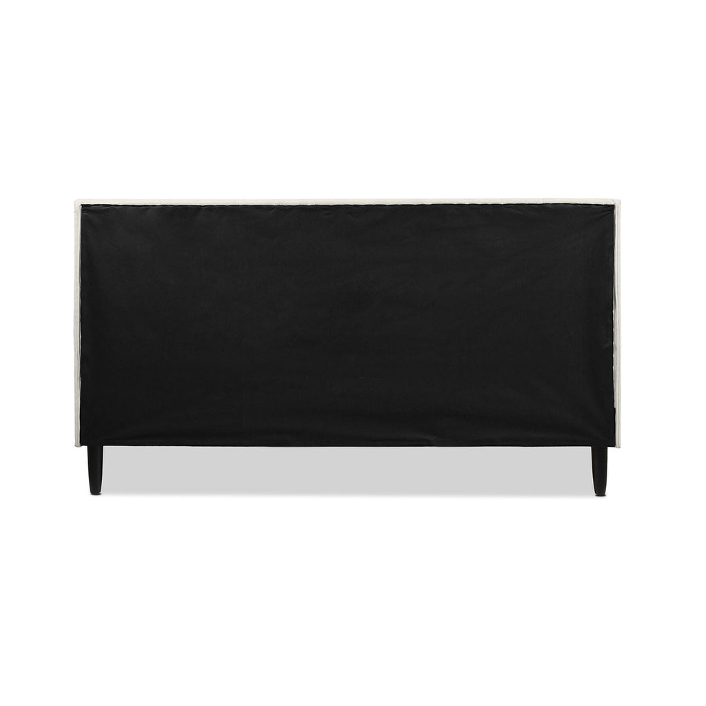 Vertical Tufted Modern Headboard Platform Bed Set with Upholstered Finish - Multiple Colors