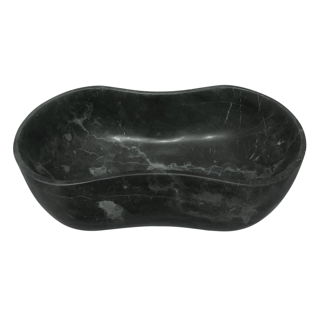 Bathroom Vessel Sink With Wavy Design