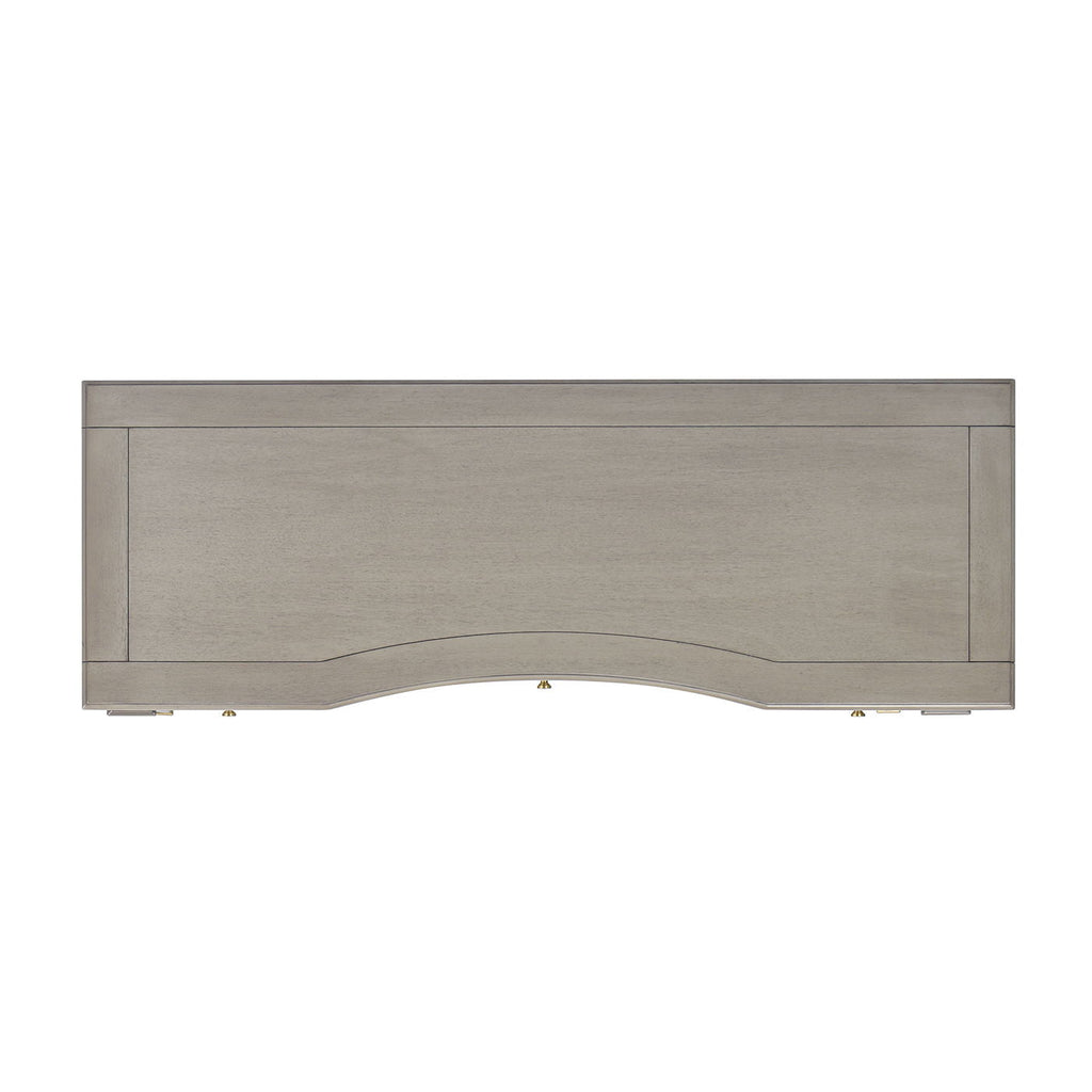 Dauphin 3 Drawer Executive Desk with Soft-Close Drawers - Light Brown or Gray