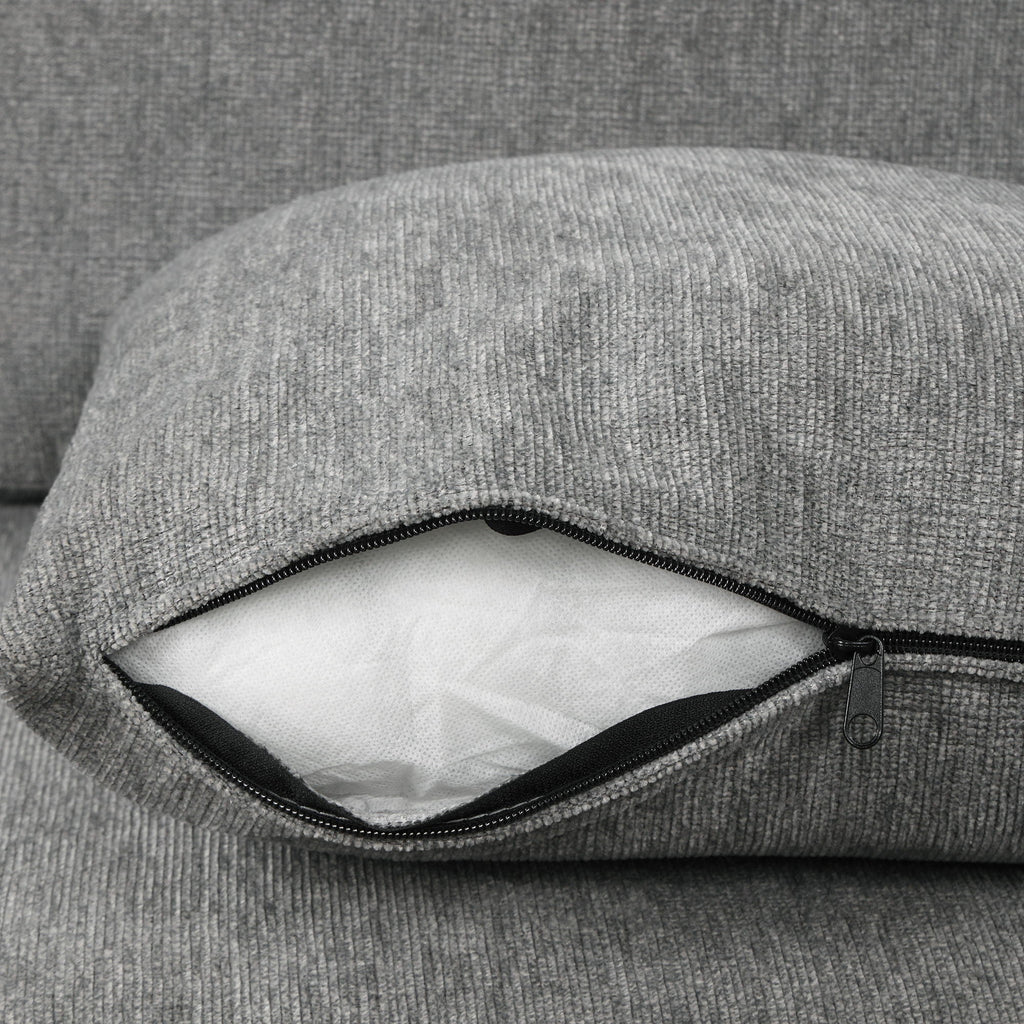 Single Pull Out Sofa Bed with USB Ports and Cup Holders - Dark Gray or Beige