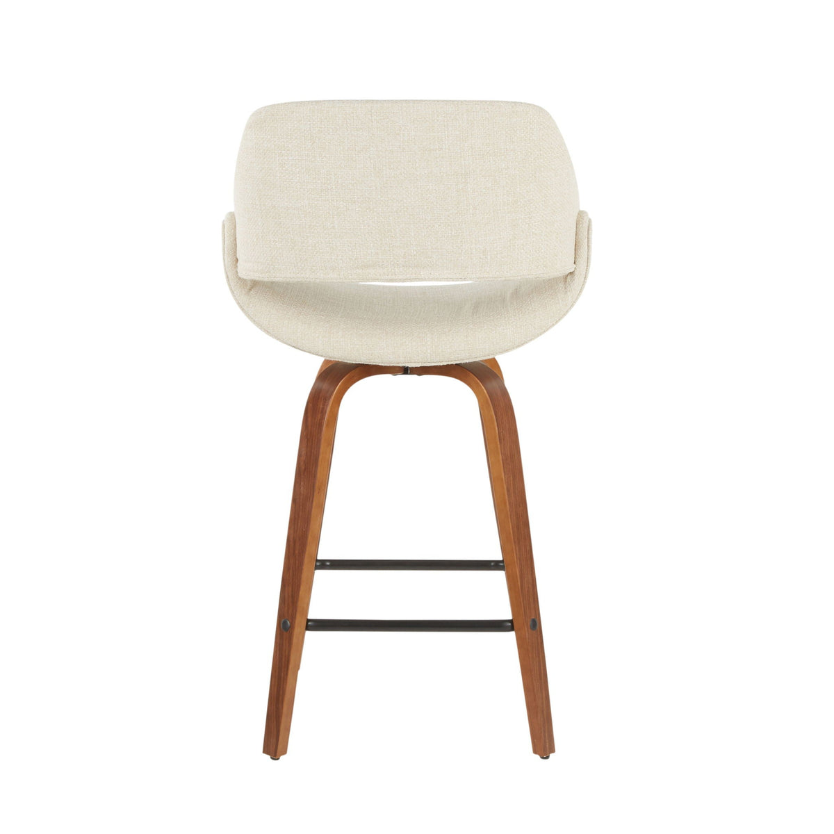 Fabrico - Mid-Century Modern Counter Stool (Set of 2)