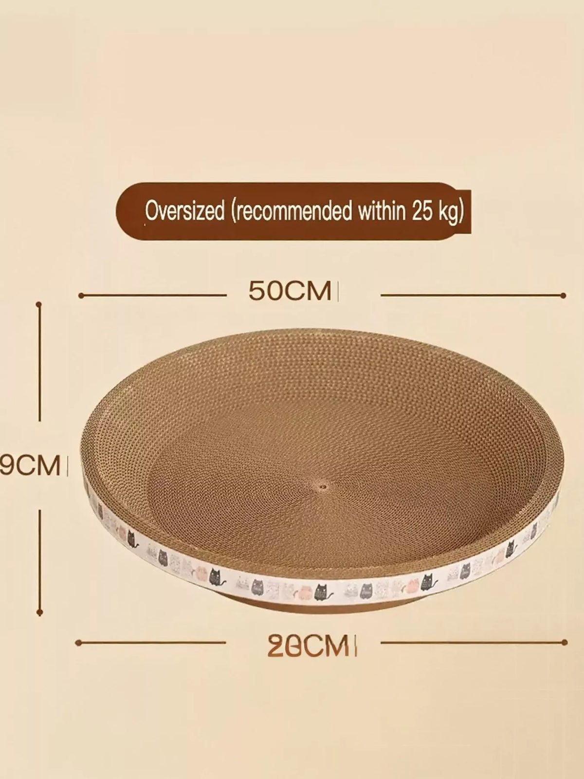 Wear-Resistant Cat Scratching Lounge Bed