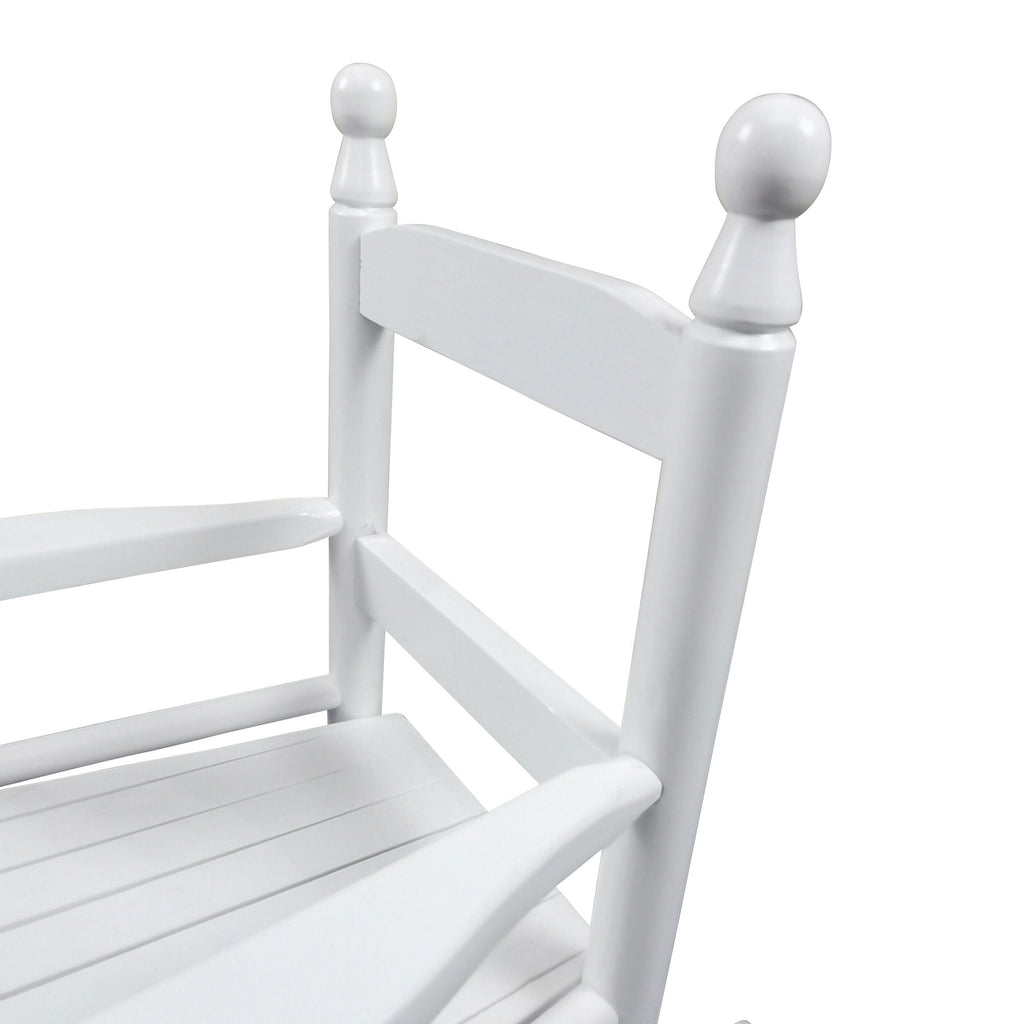 Children's Rocking Chair with Sturdy Populus Wood Frame - Multiple Colors
