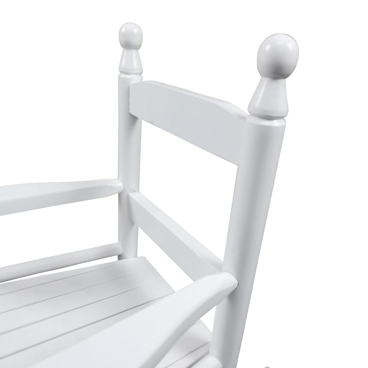 Children's Rocking Chair with Sturdy Populus Wood Frame - Multiple Colors
