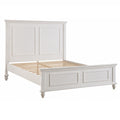 White 3 Piece Bedroom Set with Panel Headboard - Queen, King, or California King