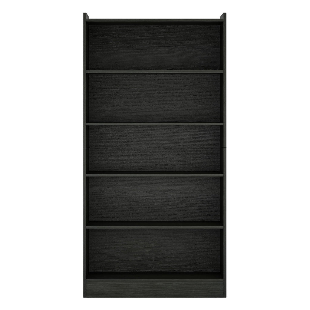 Library Bookshelf With Storage - Multiple Heights Available - White or Black
