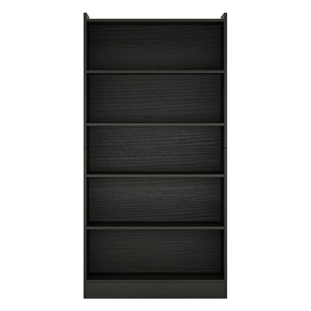 Library Bookshelf With Storage - Multiple Heights Available - White or Black