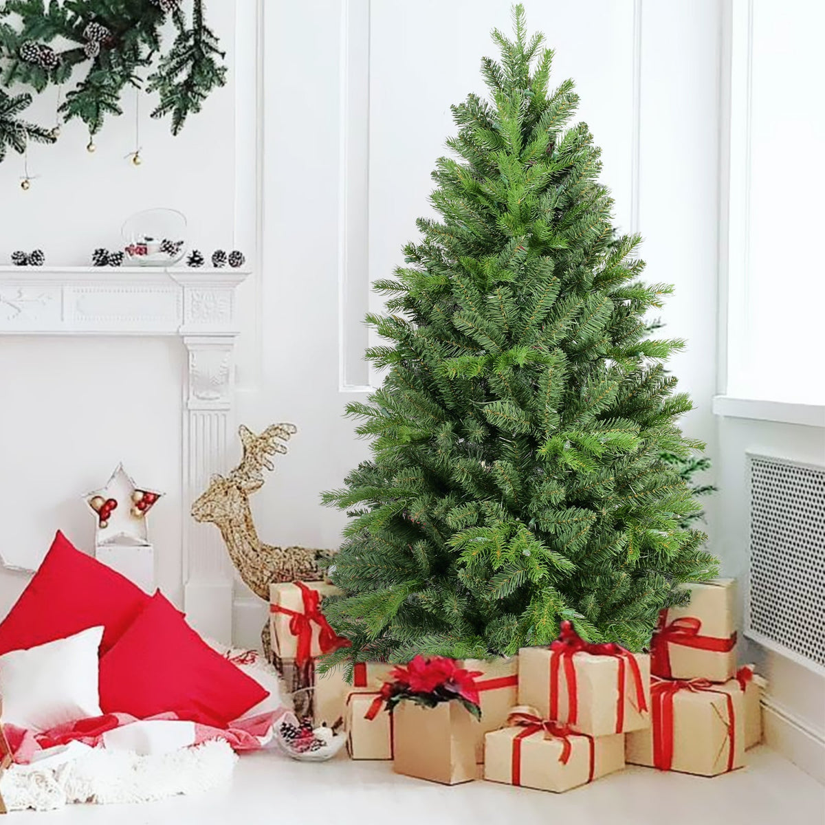 5FT Classic Christmas Tree with 756 PE and PVC Tips