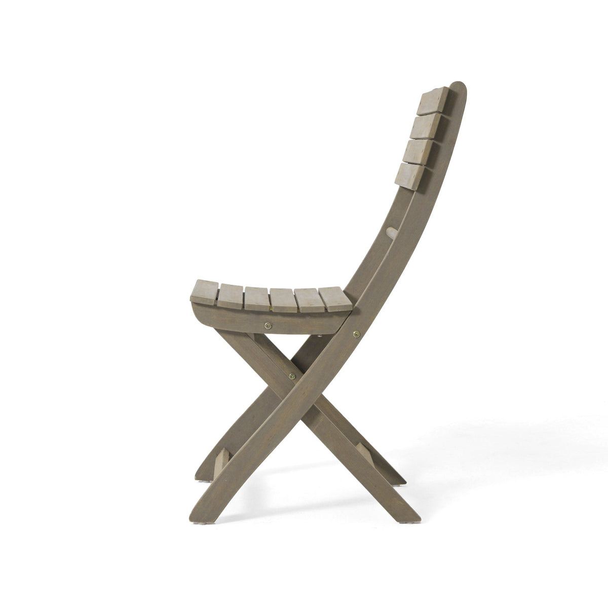 Positano Foldable Dining Set with Foldable Design - White or Dark Brown