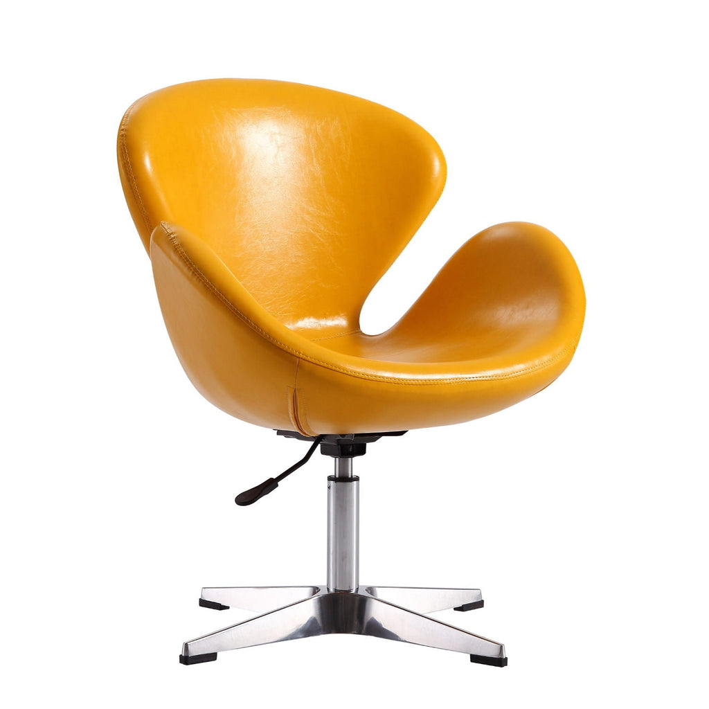 Raspberry Swivel Lounge Chair with 360-Degree Rotation - Multiple Colors