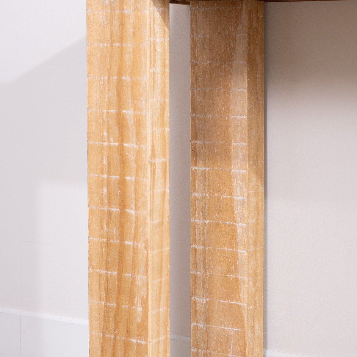 Console Table with Spacious Surface Area - Multi Wood Finish
