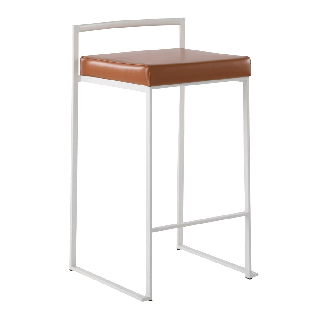 Stackable Counter Stool with Padded Comfort Seat - Multiple Colors