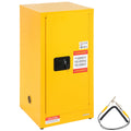 Galvanized Steel Flammable Storage Cabinet with Adjustable Shelves - Steel