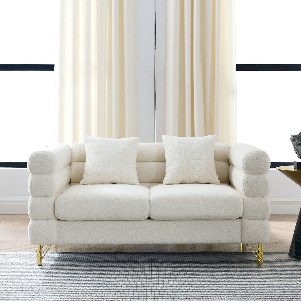 Streamline Sectional Sofa with Art Deco Design - Multiple Colors