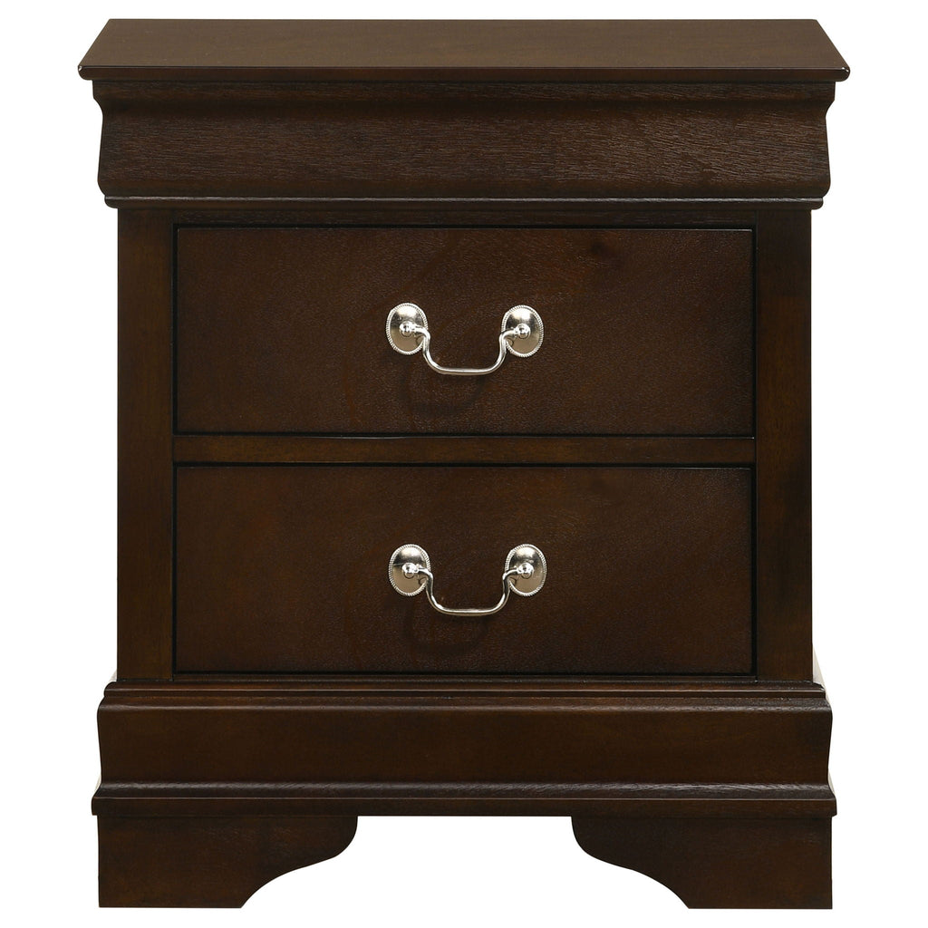 Louis Philippe 5-piece Eastern King Bedroom Set Cappuccino