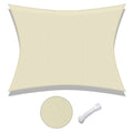 10x13ft Rectangle Sun Shade Sail/Beige