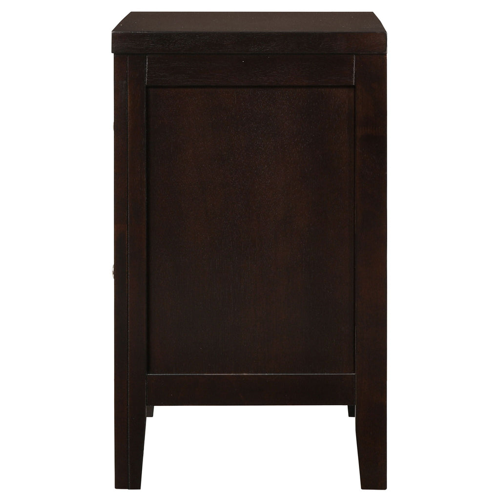 Carlton 2-drawer Nightstand Cappuccino