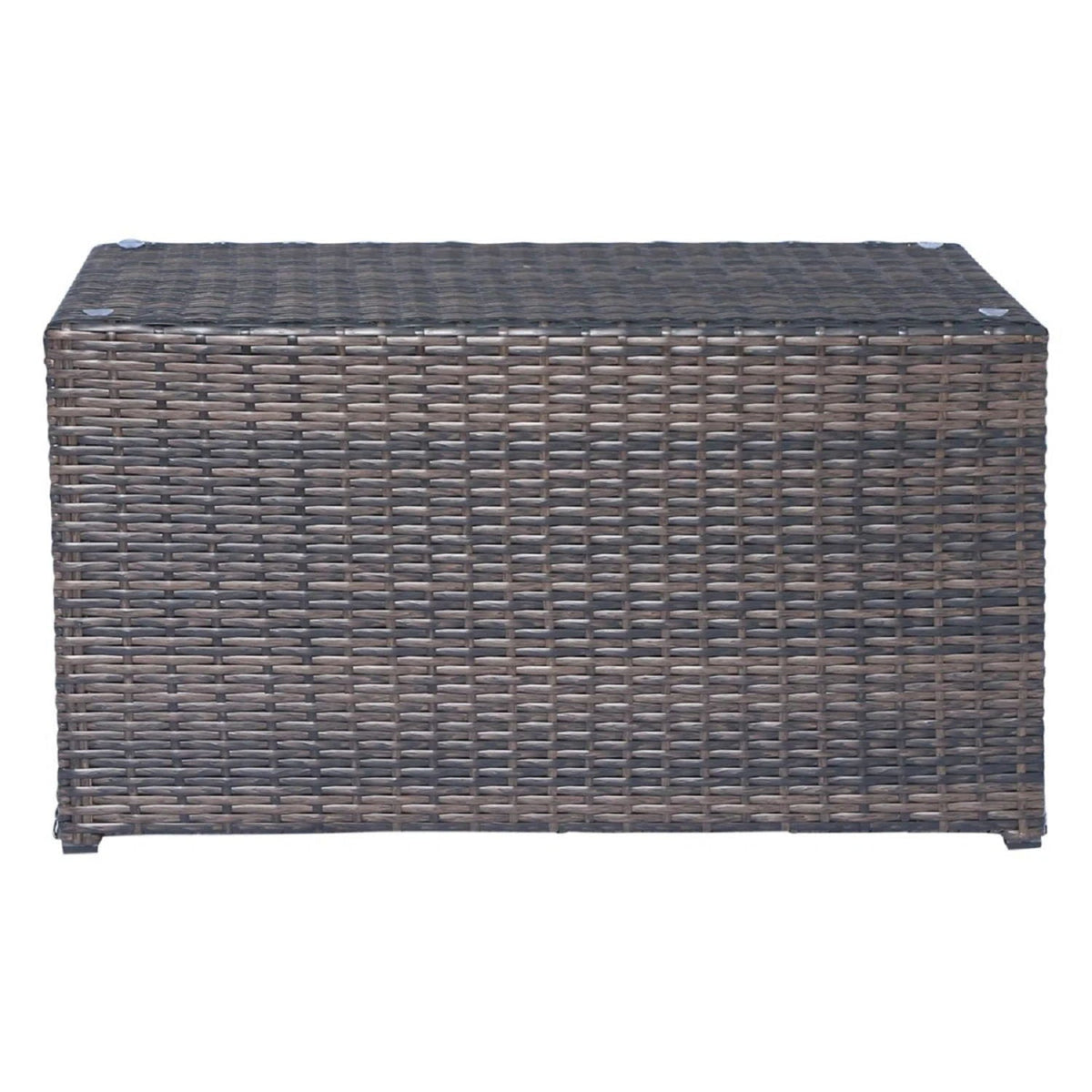 Modern Patio Rattan Sectional Set with Cushions - Multiple Colors