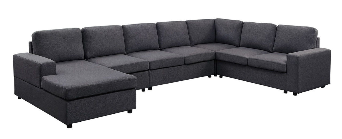 Hayden - 7 Seat Reversible Modular Sectional Sofa Chaise