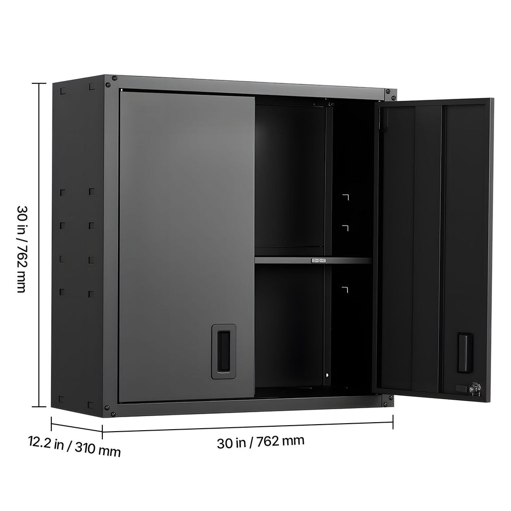 Metal Wall Cabinet 30W x 12.2D x 30H Inch