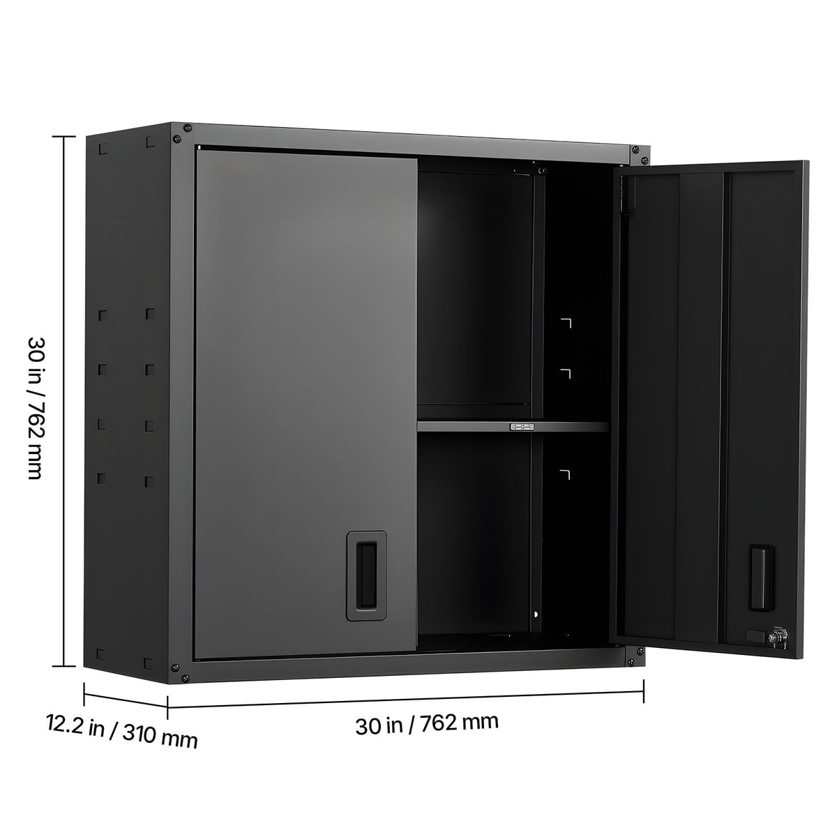 Metal Wall Cabinet 30W x 12.2D x 30H Inch