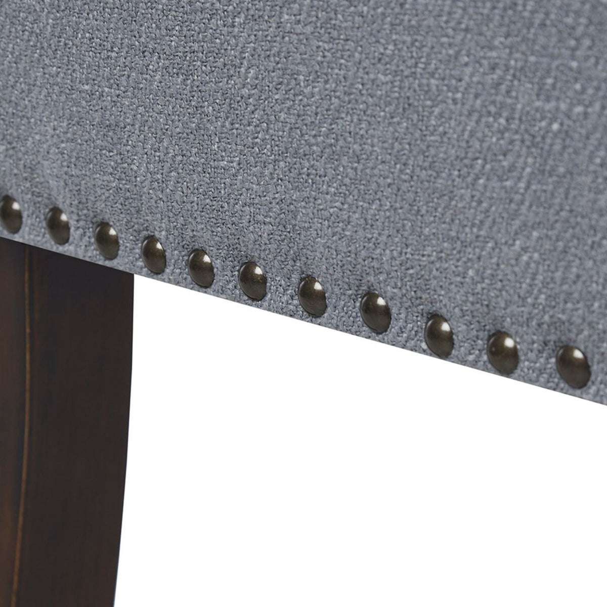 Elegant Design Upholstered Bench with Solid Wood Frame - Gray, Beige or Dark Gray