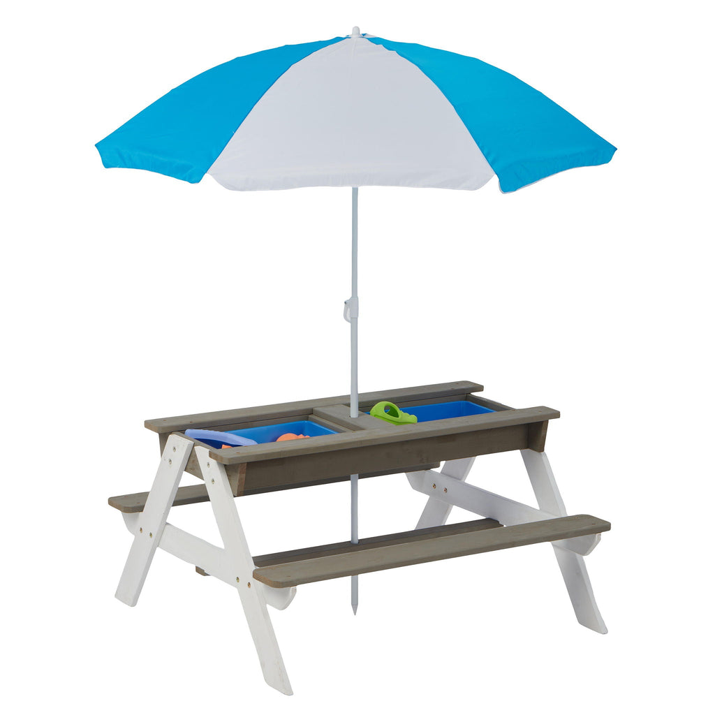 Kids Picnic Table with Sand and Water Table Conversion - Cedar Outdoor Table