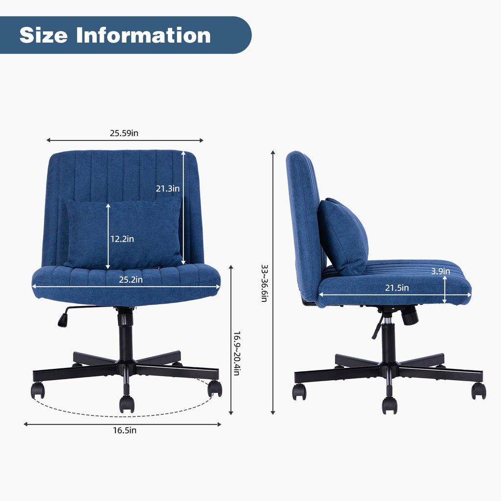 Criss Cross Office Chair with Adjustable Height – Ergonomic Design