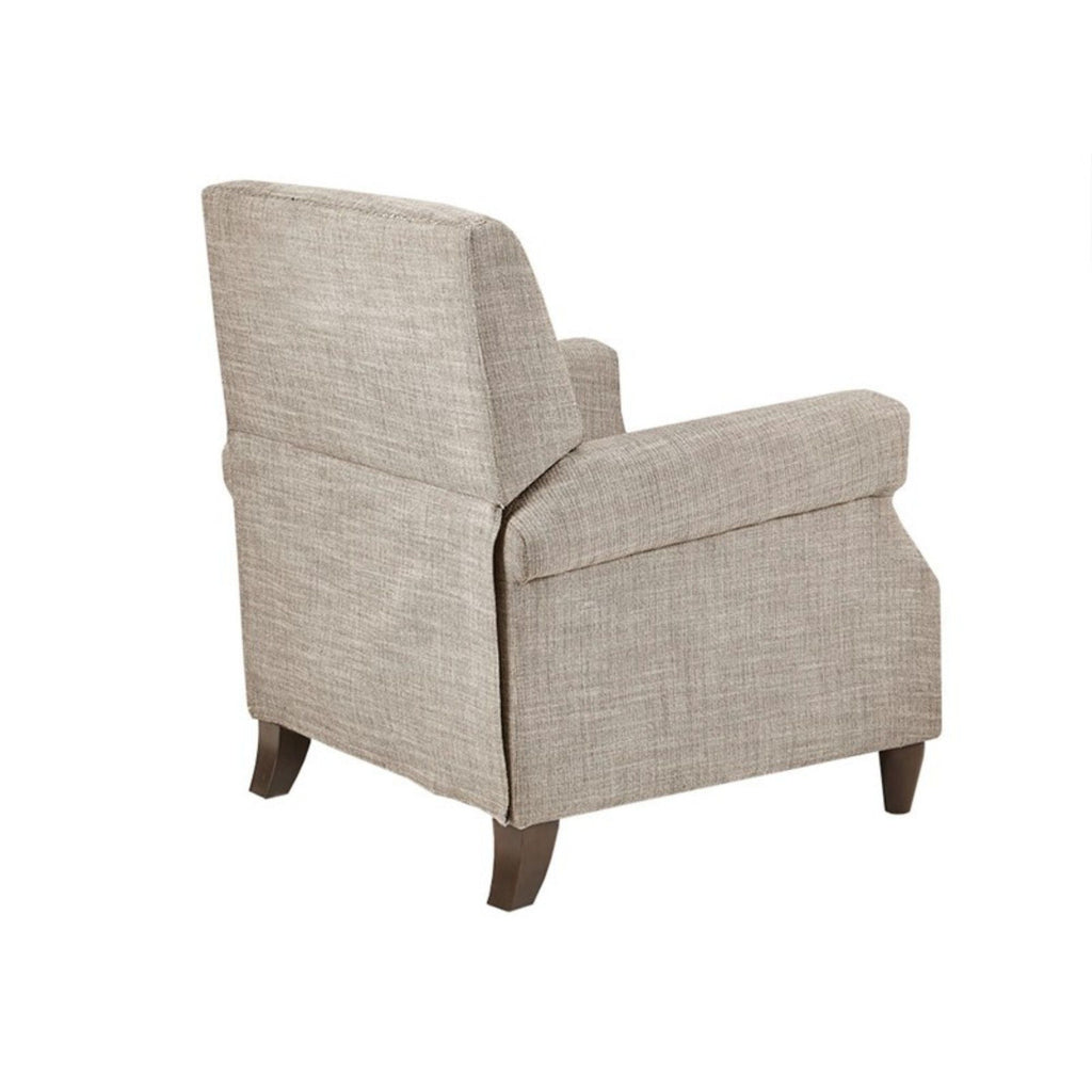 Sand Push Back Recliner with Manual Reclining Function - Nailhead Detail