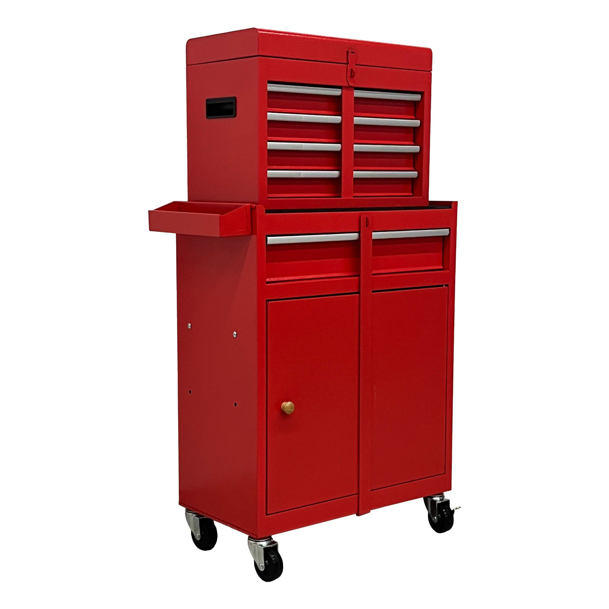 5-Drawer Rolling Tool Chest with Detachable Top - Red