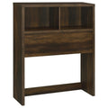 Westpark 49-inch Twin Bookcase Headboard Dark Pine