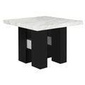 Mikha Bar Table with Extra Thick Top - Black, White, or Light Brown