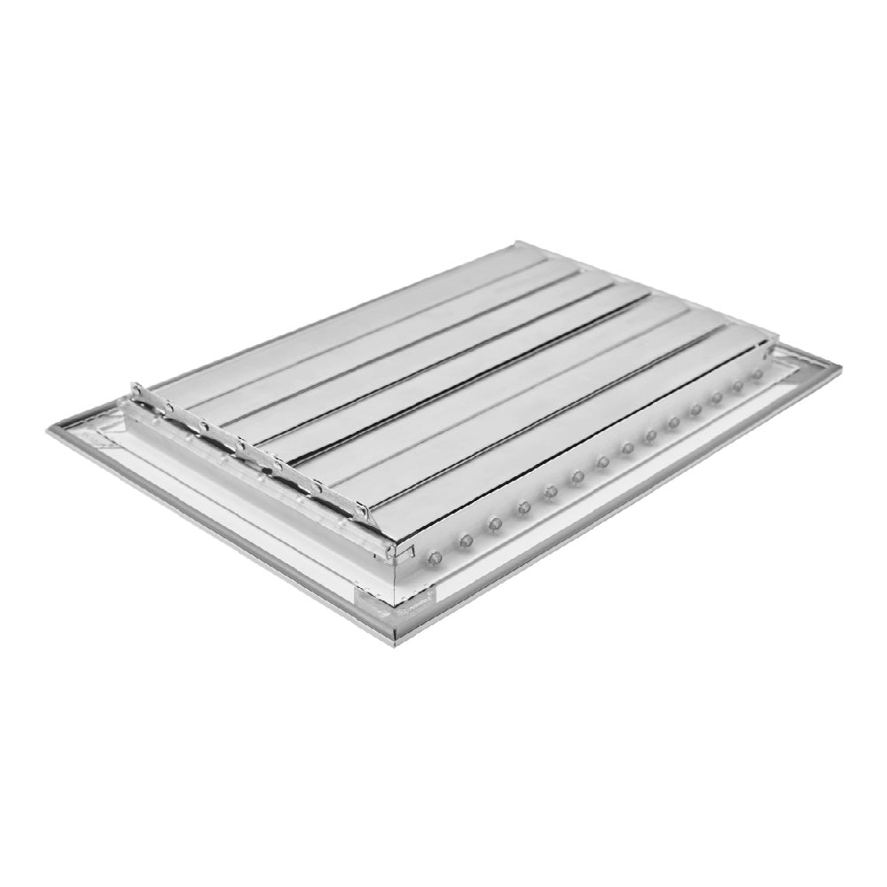 Aluminum AC Register Vent Cover with Adjustable Blades - 12x8 Inch