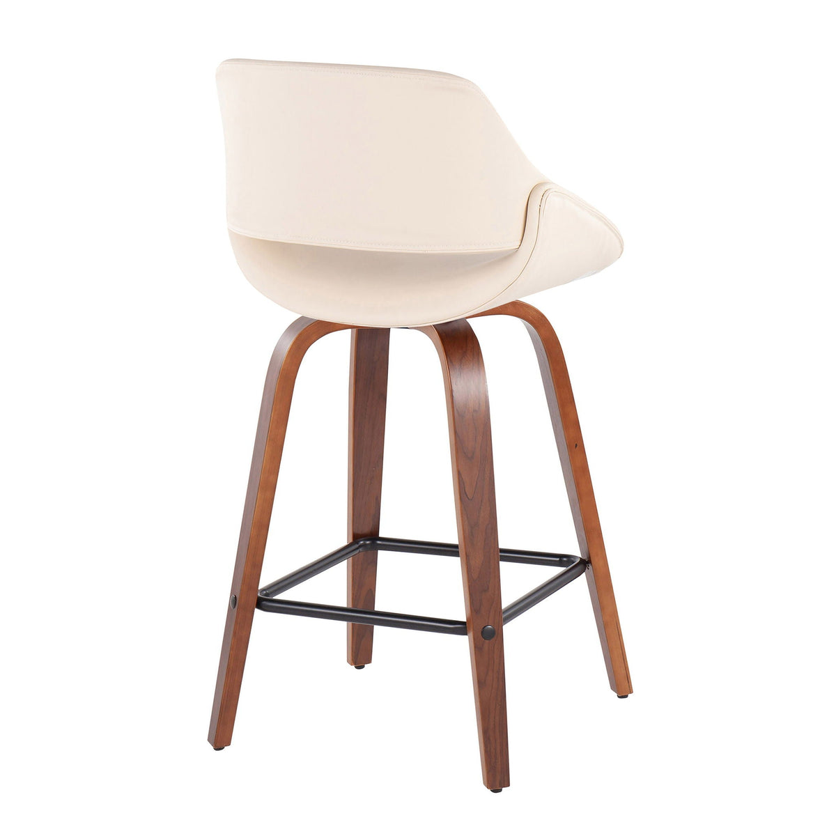 Fabrico - Mid-Century Modern Counter Stool (Set of 2)