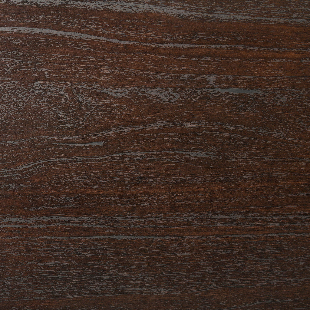 Queen Panel Bed with Structured Panels - Dark Brown