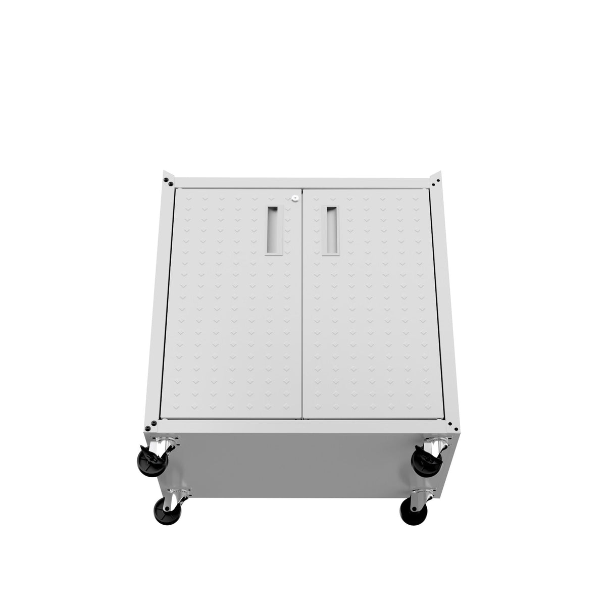 Rolling Garage Cabinet with Lockable Door and Adjustable Shelf - Multiple Colors