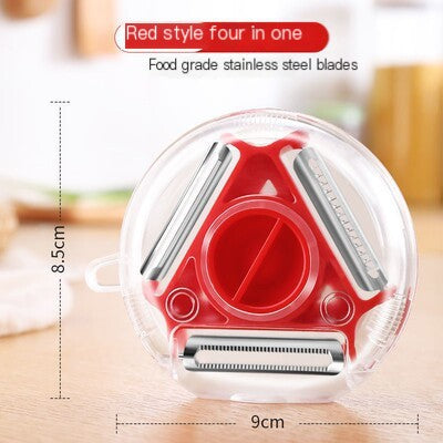 3-in-1 Rotating Fruit Peeler