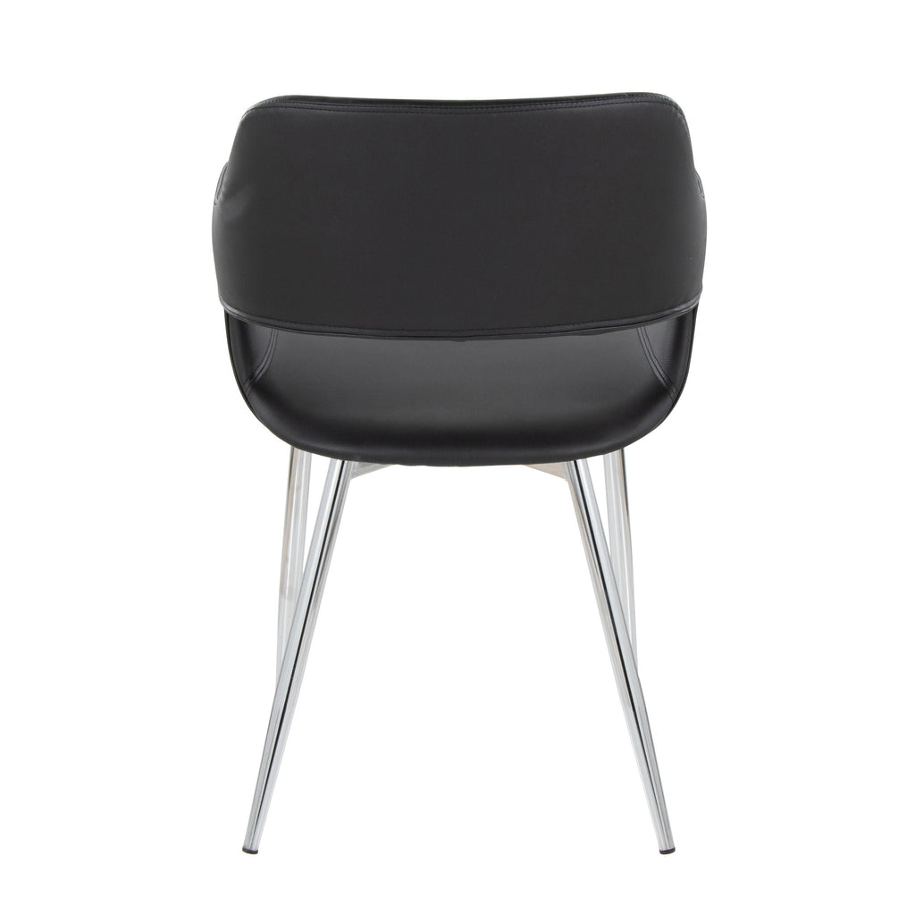 Contemporary Dining Chair Set with Metal Legs – Multiple Colors