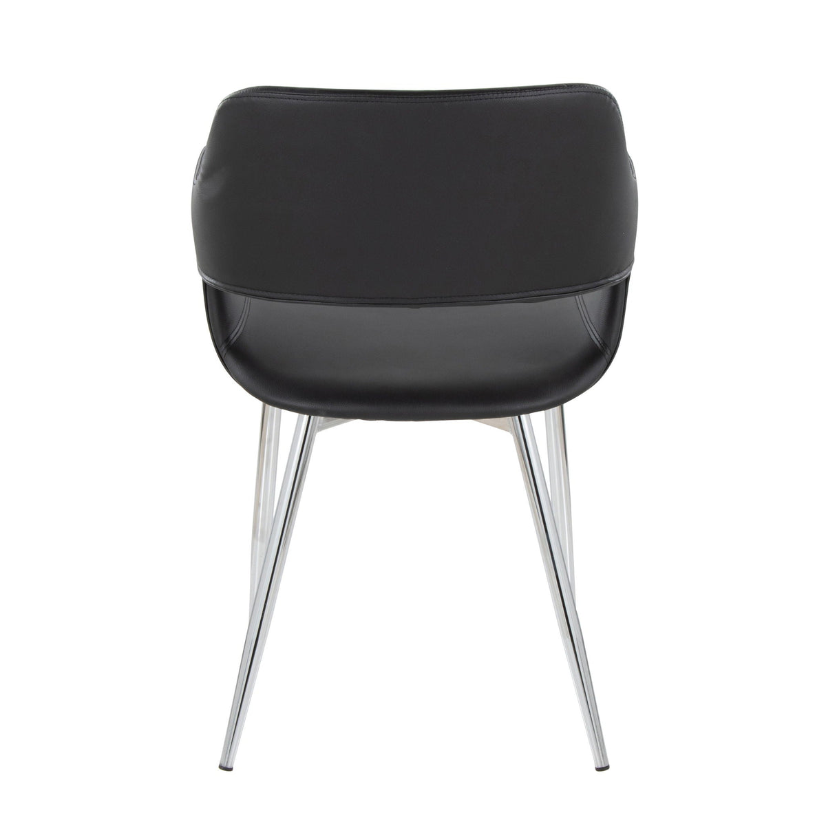 Contemporary Dining Chair Set with Metal Legs – Multiple Colors