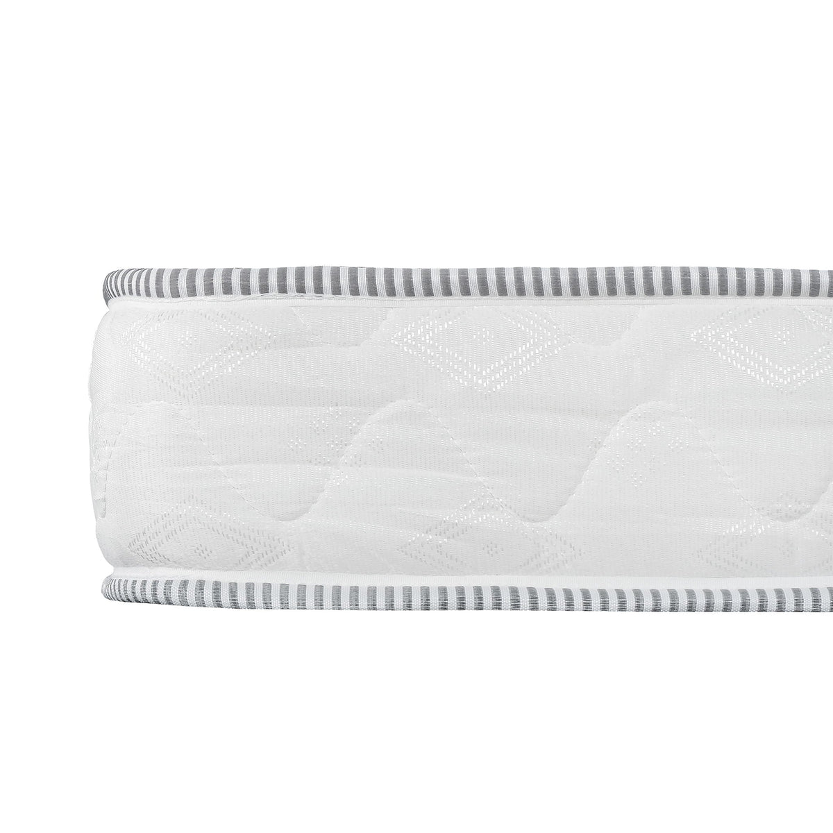 6-Inch Reversible Hybrid Mattress with Pressure Relief and Cooling Technology - White