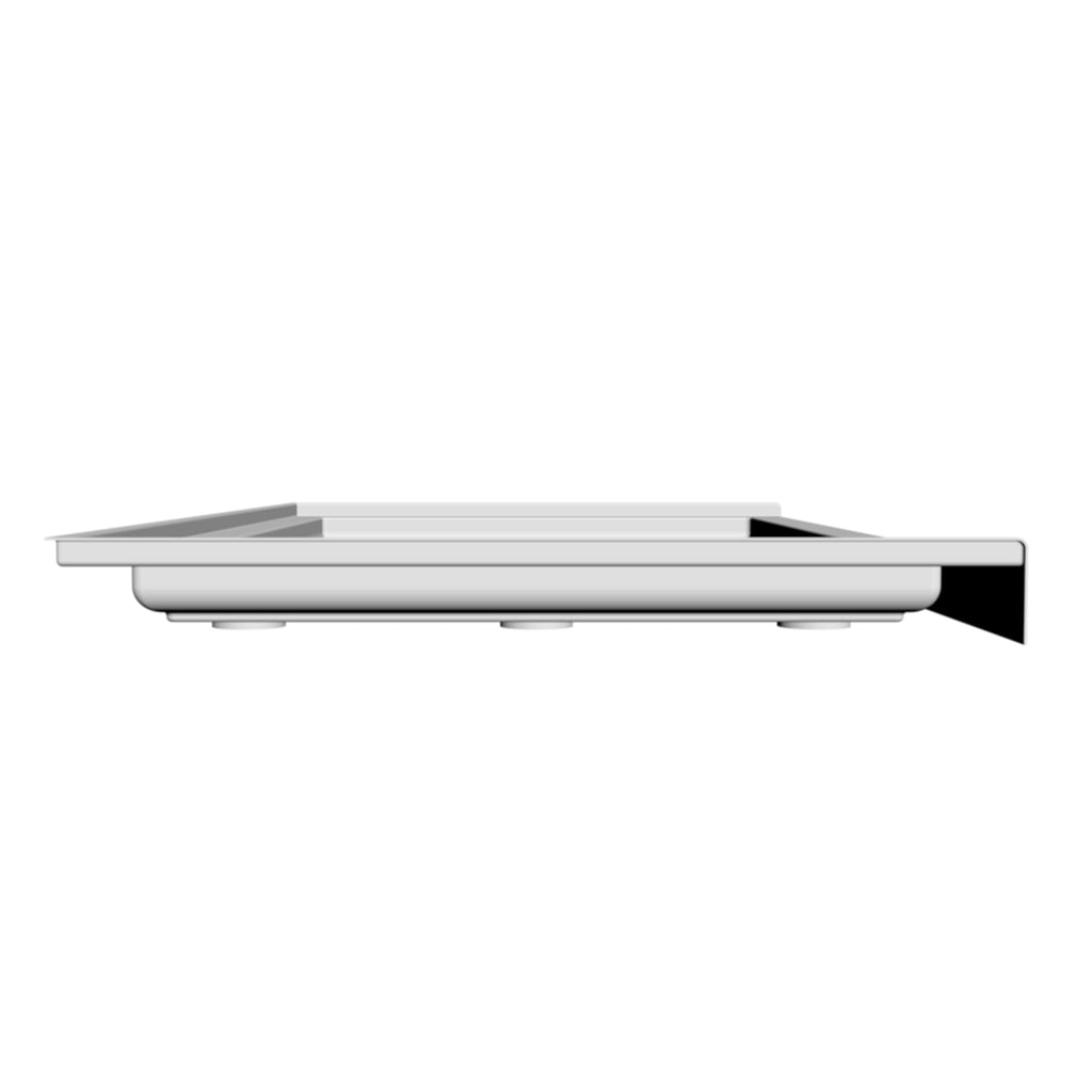 60" x 32" Shower Base with Slip-Resistant Surface - Central Drain