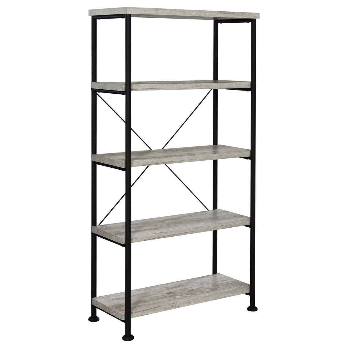Analiese 63-inch 4-shelf Bookshelf Grey Driftwood