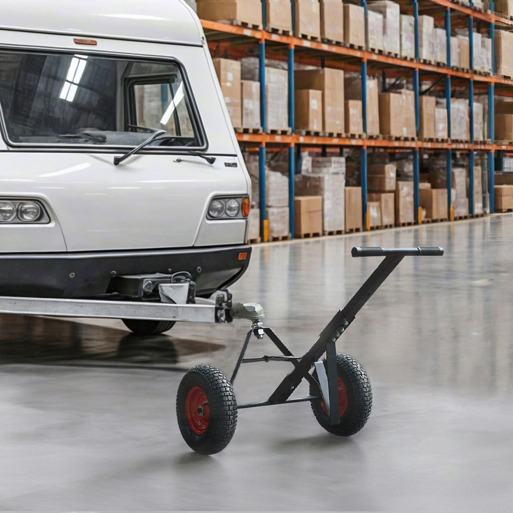 Heavy Duty Trailer Dolly with 2" Ball and 1000 lb Capacity - Black