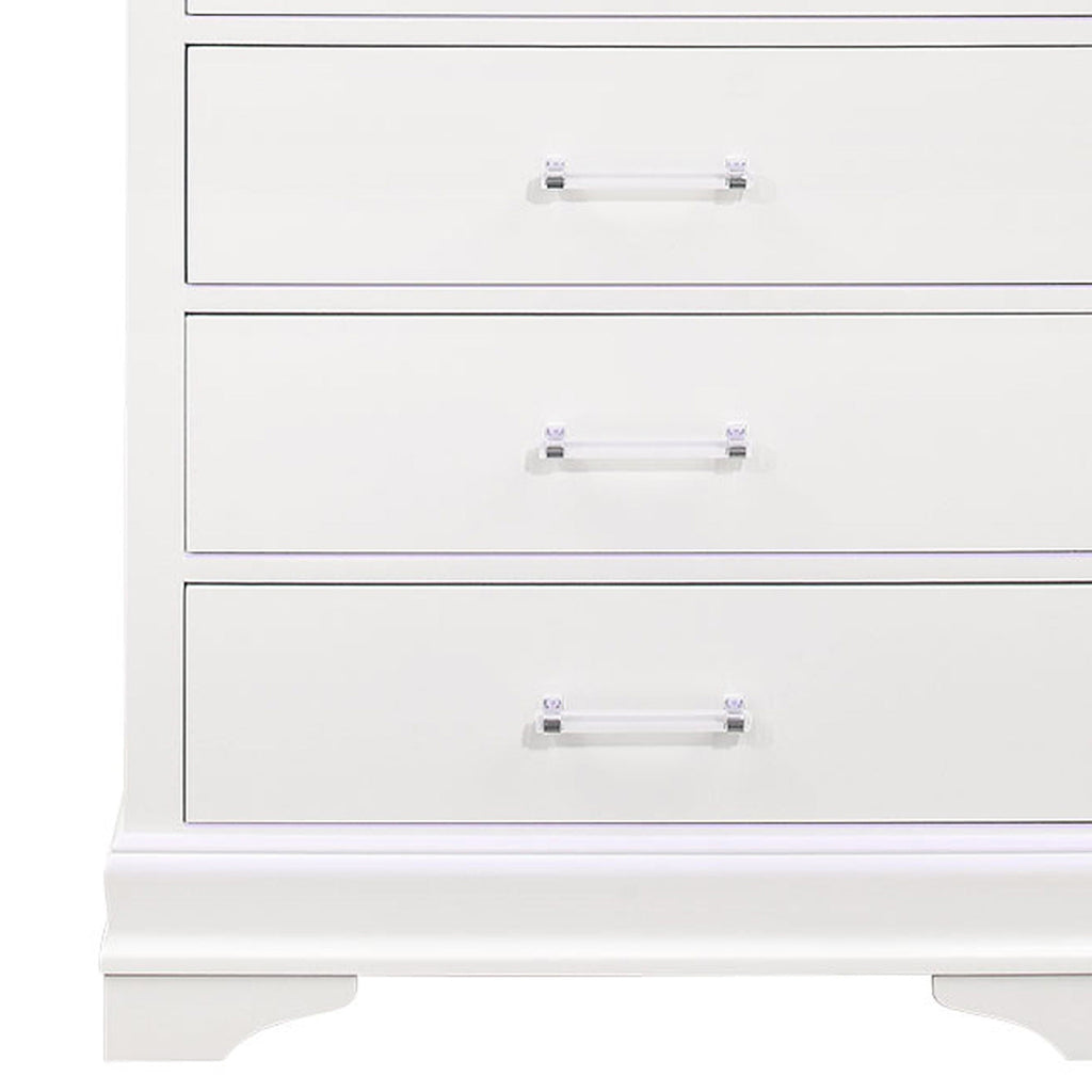 Charlston Accent Chest with LED Lighting – White or Blue