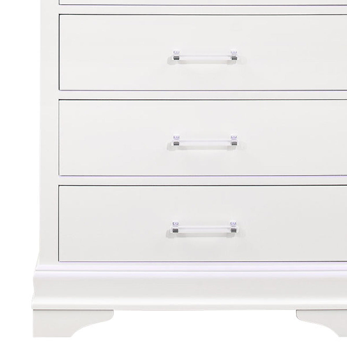 Charlston Accent Chest with LED Lighting – White or Blue