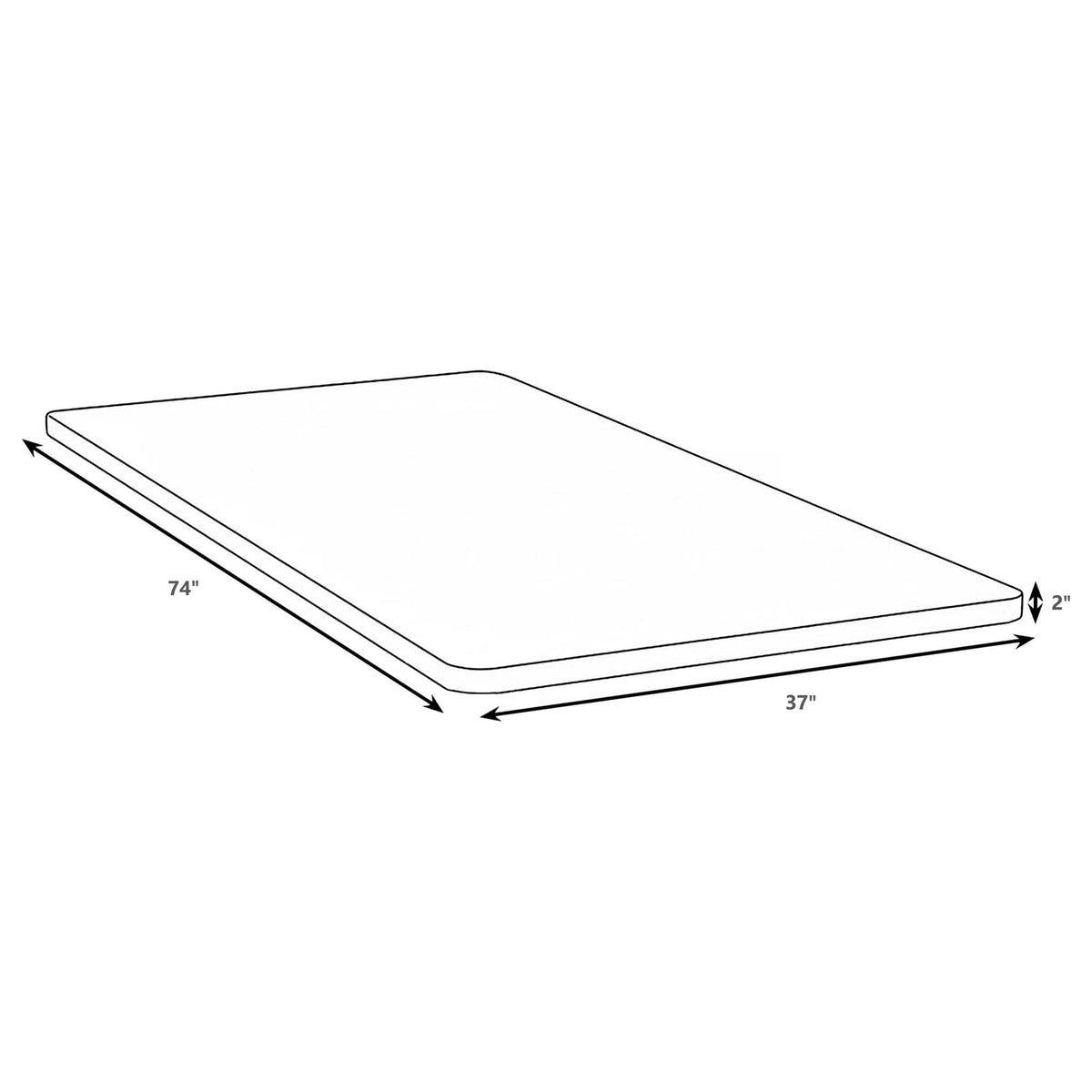 Eckard Twin Bunkie Board Foundation
