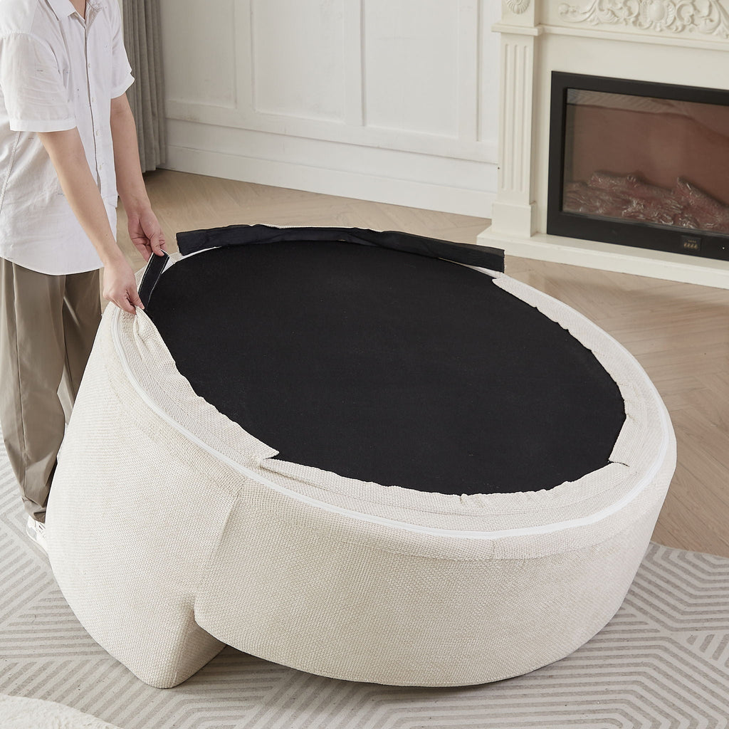 Swivel Sleeper Chair with Supportive Pillow and 360° Base - Multiple Colors