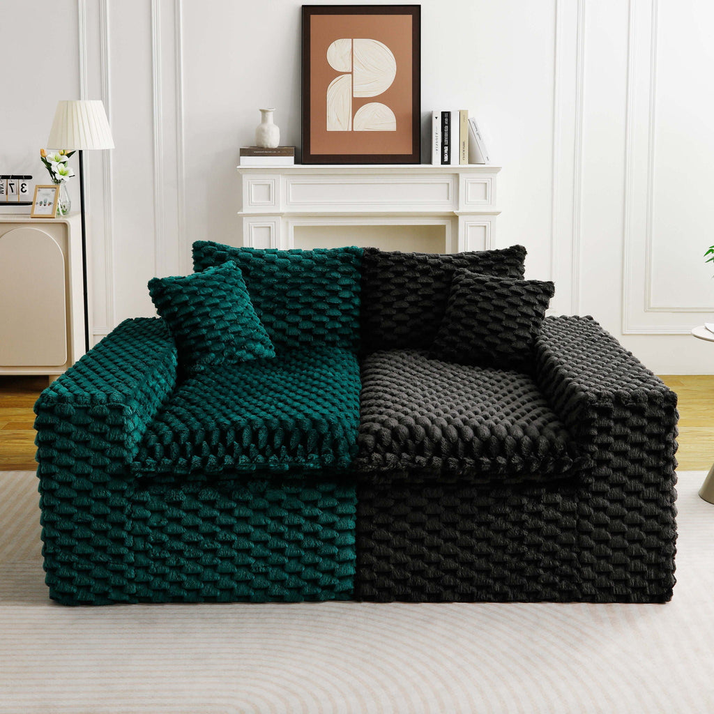 Multifunctional Stationary Sofa with Adjustable Layout - Choice of Color