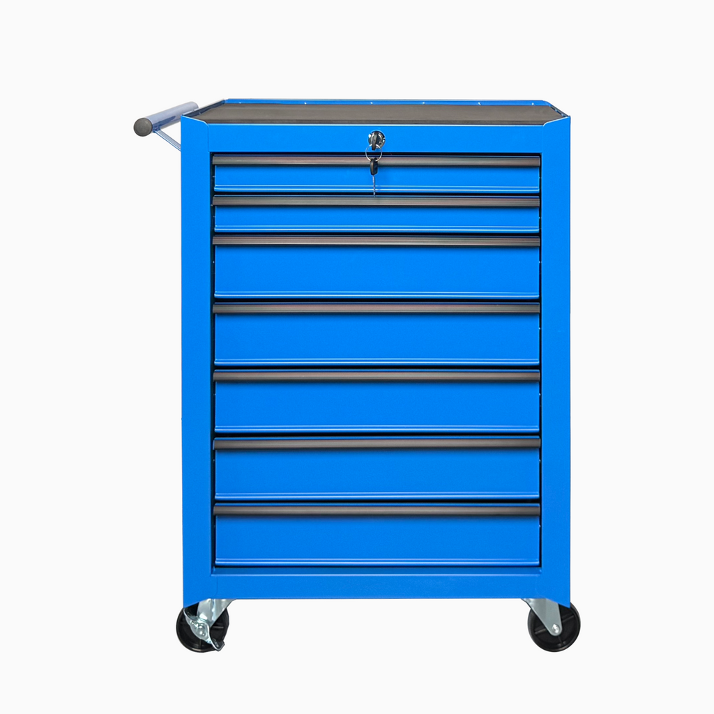 Rolling Metal Tool Chest with 7 Drawers - 20" Steel Cabinet
