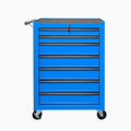 Rolling Metal Tool Chest with 7 Drawers - 20" Steel Cabinet